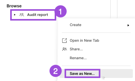 Copy folder/workspace from Browse