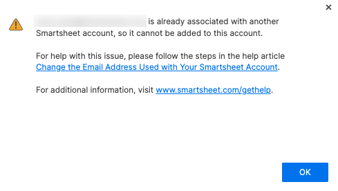 Alternate email address can't be added