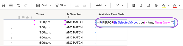 Add the IF/IFERROR formula