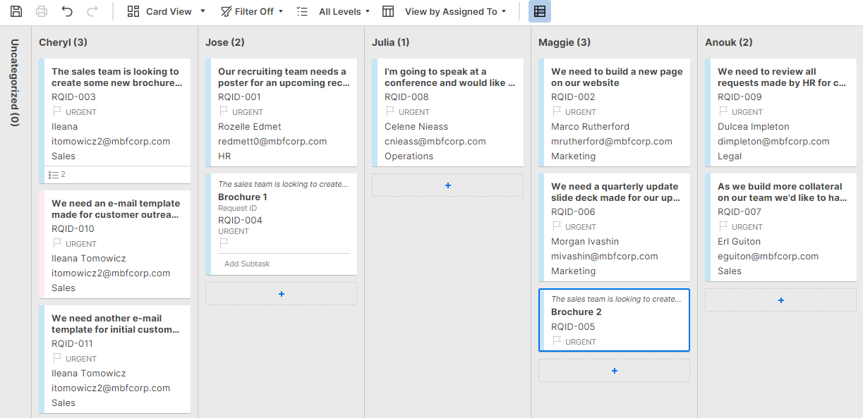 Use card view to visualize your project | Smartsheet Learning Center