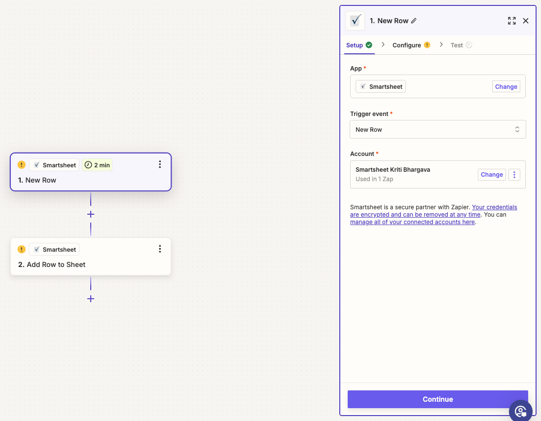 Add new rows to a sheet