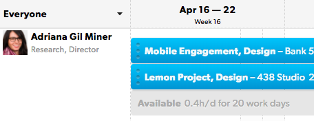 RM time tracking allocation
