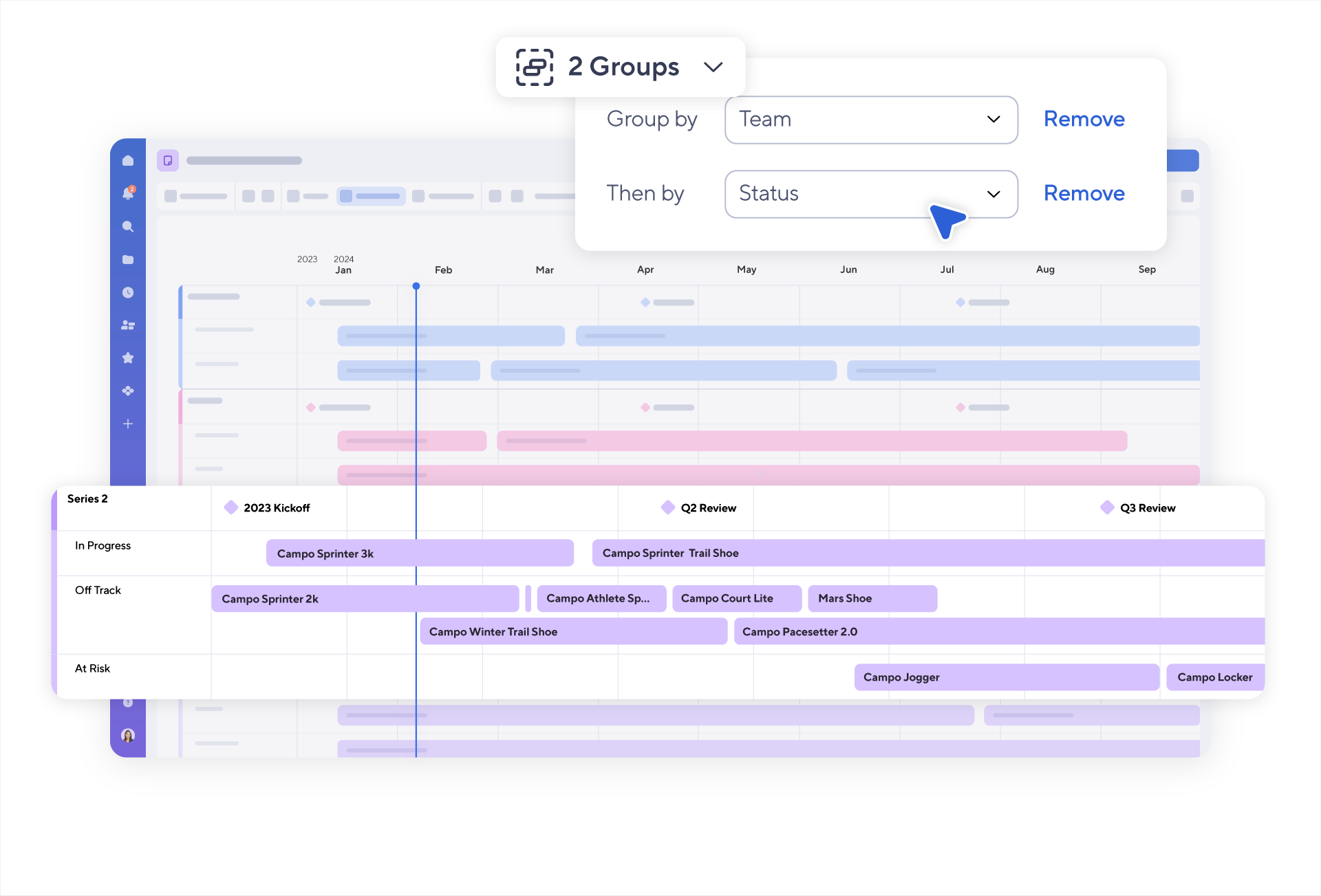 timeline view overview