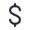 Dollar sign.