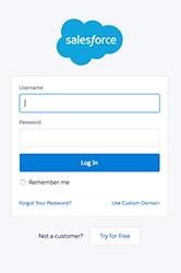 Salesforce login