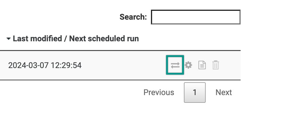 DataMesh transfer arrows pointing in opposite directions