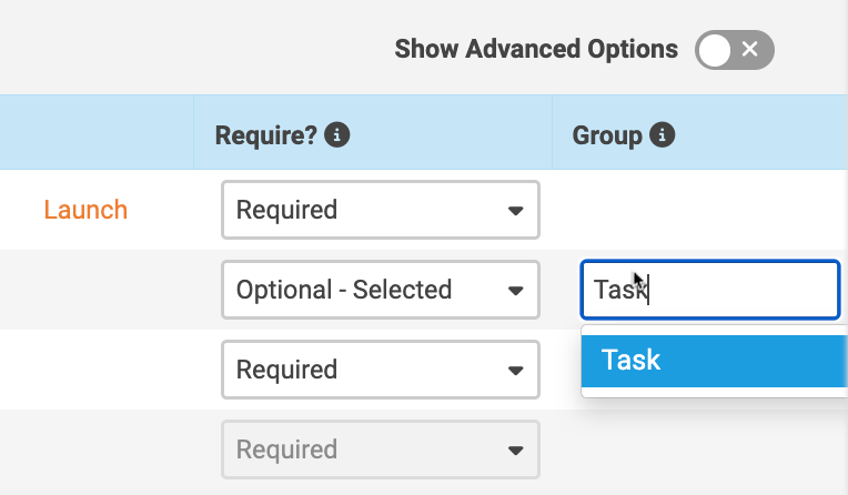 Source template settings group