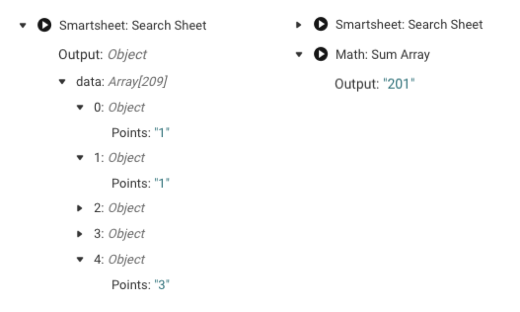 Sum module example