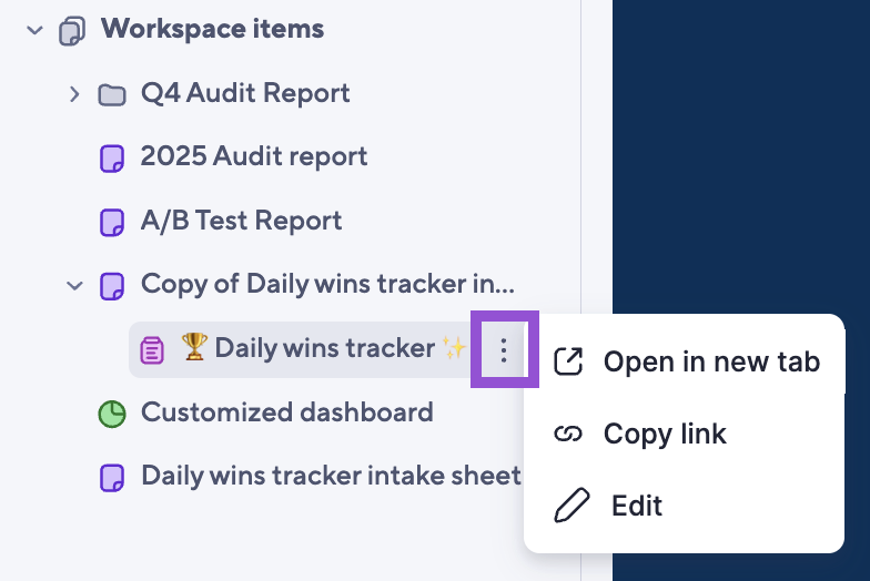 three-dot form menu