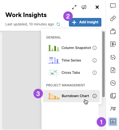 Create burndown chart