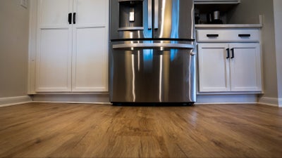 indoor home kitchen wooden floor