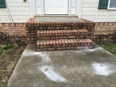 concrete porch steps