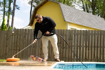 Pool deck repair