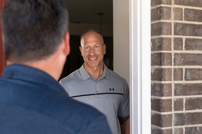 A Groundworks professional who arrived at a home with high radon levels to install a radon mitigation system that will decrease the radon levels and keep the residents safe.