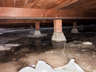 water in a crawl space