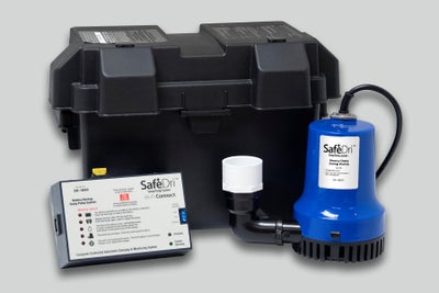 additional products we offer for your sump pump include a backup battery, water alarm and additional pump