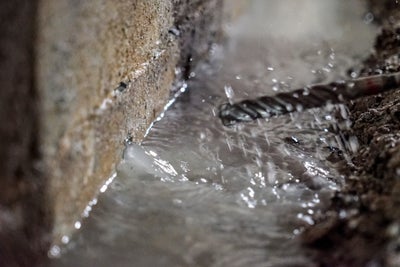 water seepage on basement floor