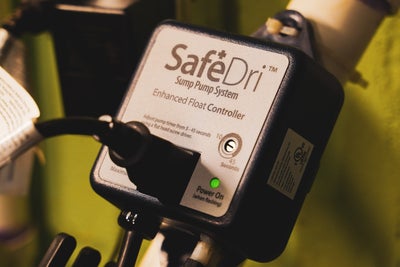 safedri sump pump plug switch alarm