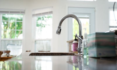 kitchen sink and counter