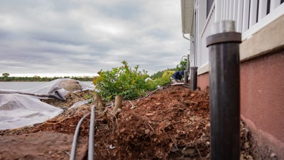 soil near home foundation