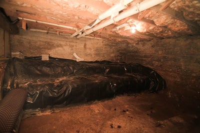 unprotected crawl space