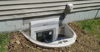 basement window well egress window