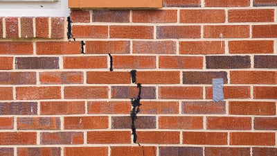 exterior brick cracks