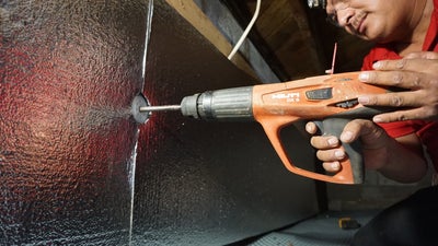 A sump pump.