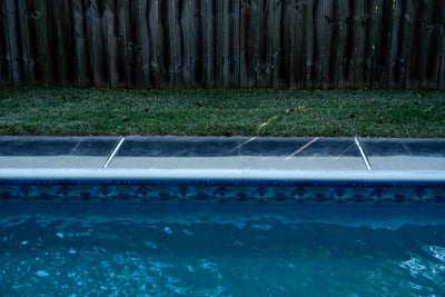 repaired concrete pool deck
