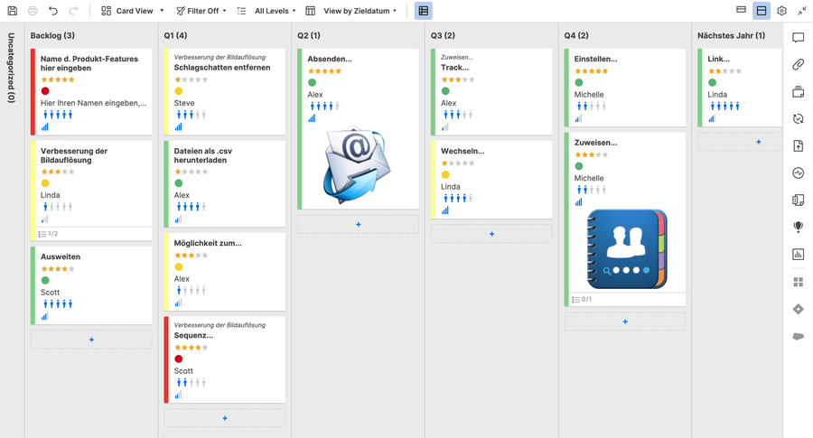 Roadmap Produkteinführung | Smartsheet