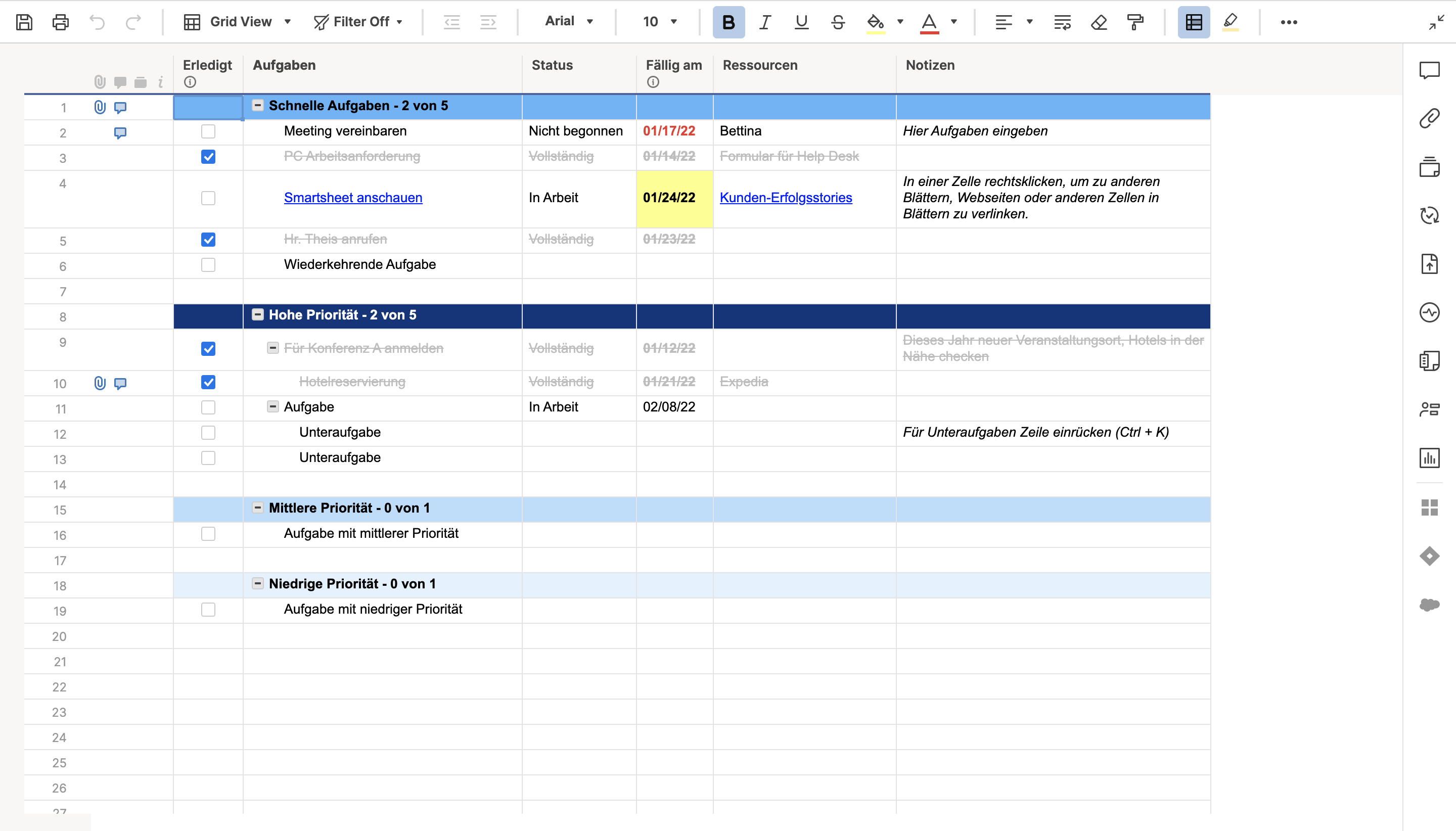 daily task list template for work