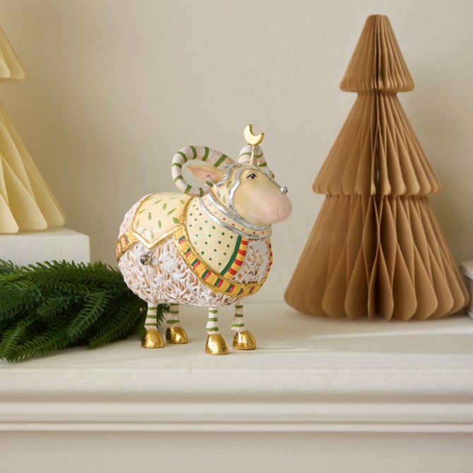 Patience Brewster Nativity Manger Ram Figure image number 1