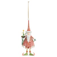 Patience Brewster Dash Away Dashing Santa Ornament