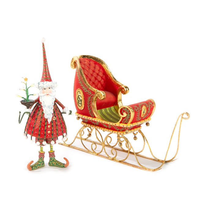 Patience Brewster Dash Away Dashing Santa Ornament image number 2