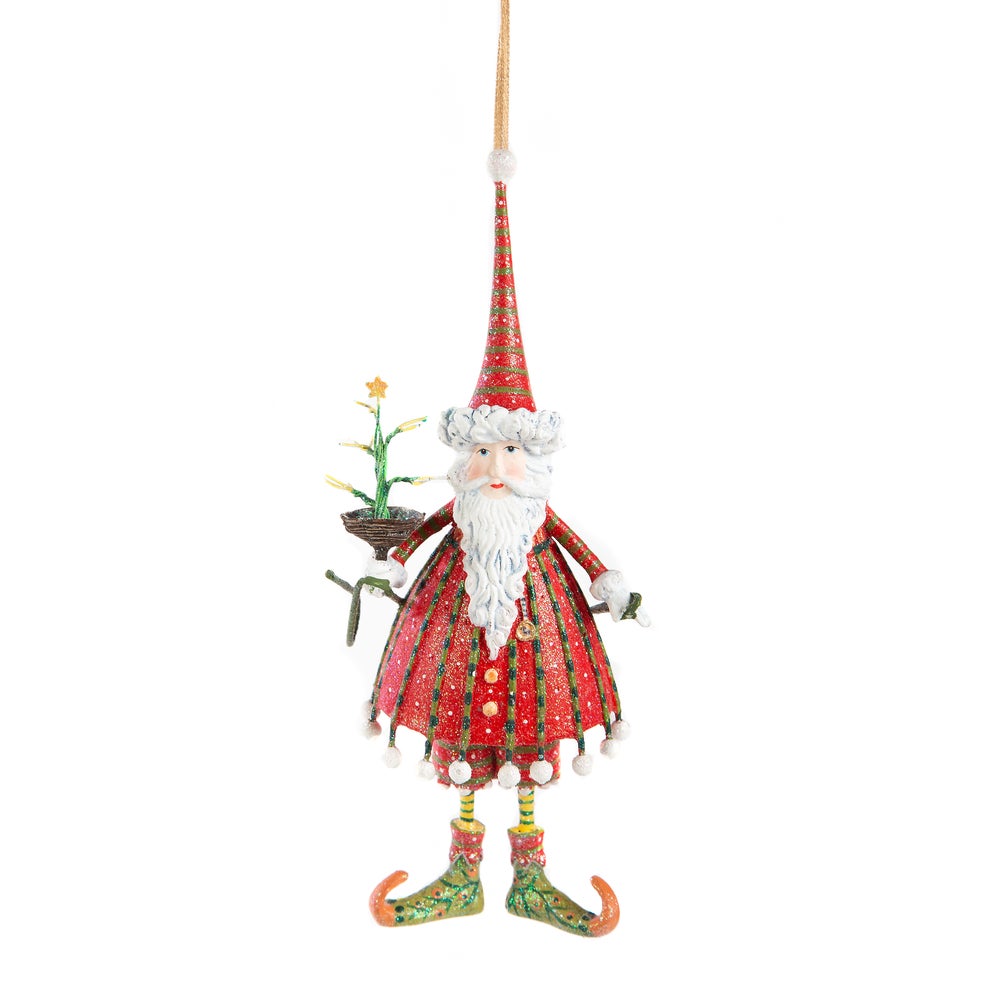 Patience Brewster Dash Away Dashing Santa Ornament mackenzie-childs Panama imagen 1