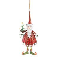 Patience Brewster Dash Away Dashing Santa Ornament