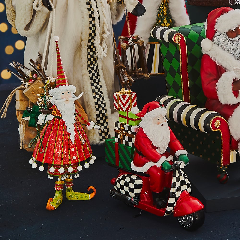 Patience Brewster Dash Away Dashing Santa Figure mackenzie-childs Panama imagen 10