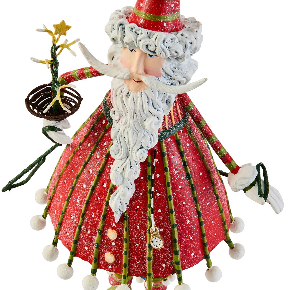Patience Brewster Dash Away Dashing Santa Figure mackenzie-childs Panama imagen 13