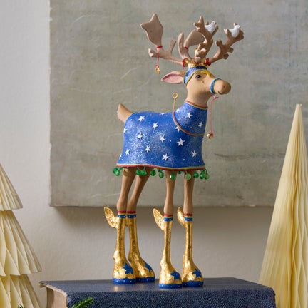 Patience Brewster Dash Away Comet Reindeer Figure