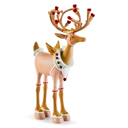Patience Brewster Dash Away Cupid Reindeer Figure