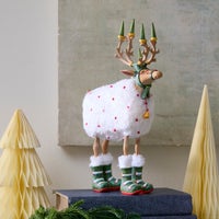 Patience Brewster Dash Away Blitzen Reindeer Figure