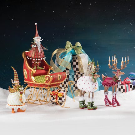 Patience Brewster Dash Away Blitzen Reindeer Figure
