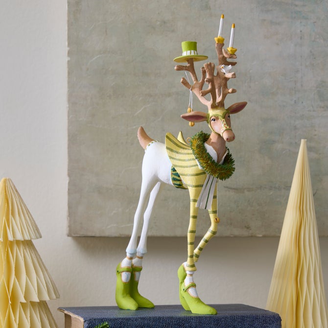 Patience Brewster Dash Away Prancer Reindeer Figure image number 1