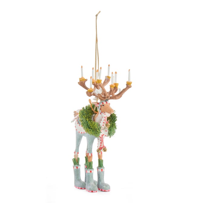 Patience Brewster Dash Away Dasher Reindeer Ornament image number 0