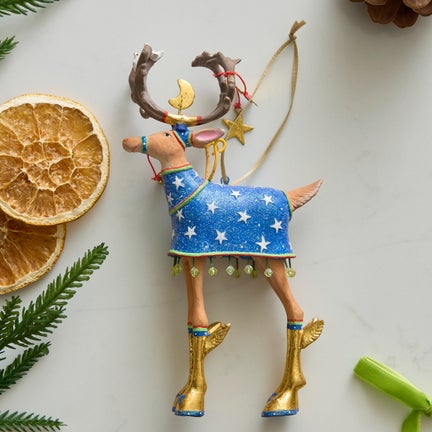 Patience Brewster Dash Away Comet Reindeer Ornament