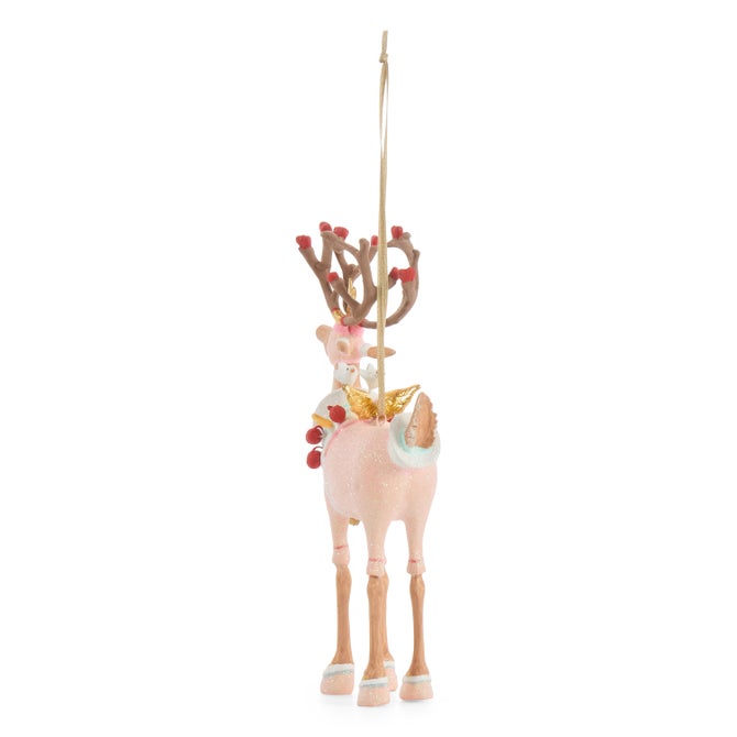 Patience Brewster Dash Away Cupid Reindeer Ornament image number 7