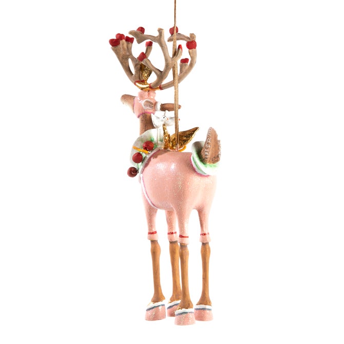 Patience Brewster Dash Away Cupid Reindeer Ornament image number 2