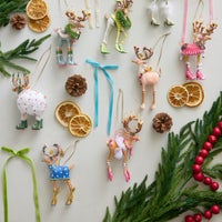 Patience Brewster Dash Away Dancer Reindeer Ornament