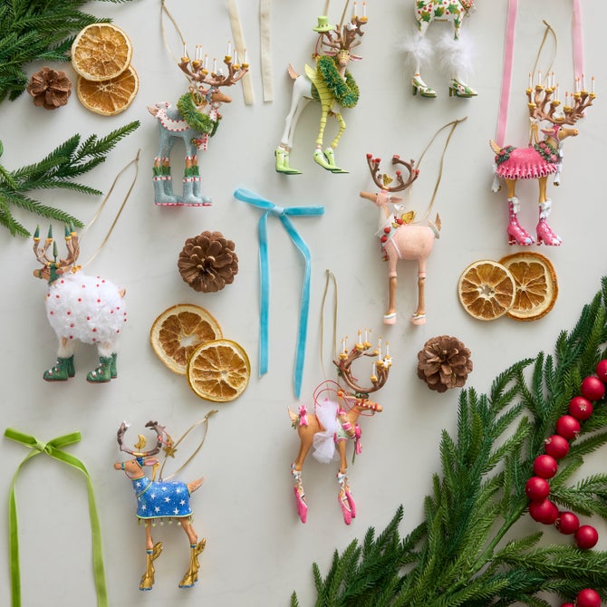 Patience Brewster Dash Away Blitzen Reindeer Ornament image number 5