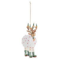 Patience Brewster Dash Away Blitzen Reindeer Ornament